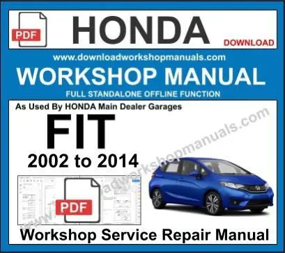 Honda Fit 2002-2014 service repair manual PDF download