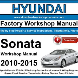 Hyundai Sonata 2010-2015 service repair manual PDF download