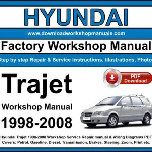 Hyundai Trajet 1998-2008 service repair manual PDF download