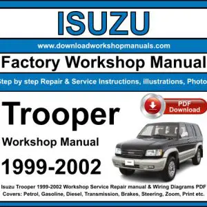 Isuzu Trooper 1999-2002 service repair manual PDF download