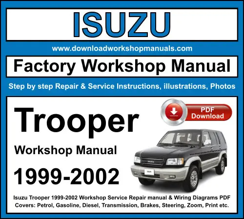 Isuzu Trooper 1999-2002 service repair manual PDF download