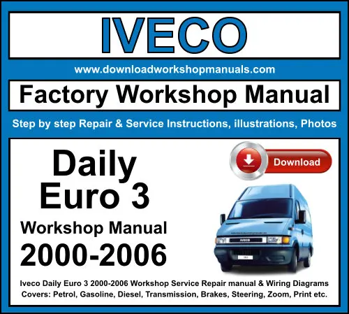 Iveco Daily Euro 3 2000-2006 service repair manual PDF download