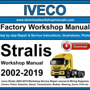 Iveco Stralis 2002-2019 service repair manual PDF download