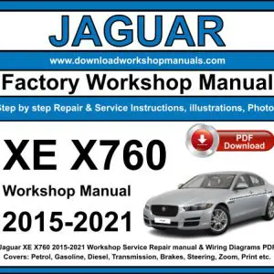 Jaguar XE X760 2015-2021 service repair manual PDF download