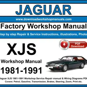 Jaguar XJS 1981-1991 service repair manual PDF download
