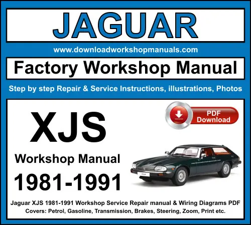 Jaguar XJS 1981-1991 service repair manual PDF download