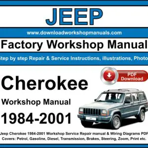 Jeep Cherokee 1984-2001 service repair manual PDF download