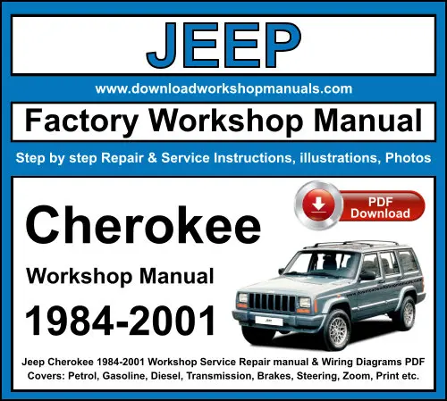 Jeep Cherokee 1984-2001 service repair manual PDF download