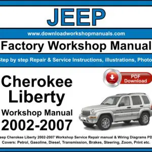 Jeep Cherokee Liberty 2002-2007 service repair manual PDF download