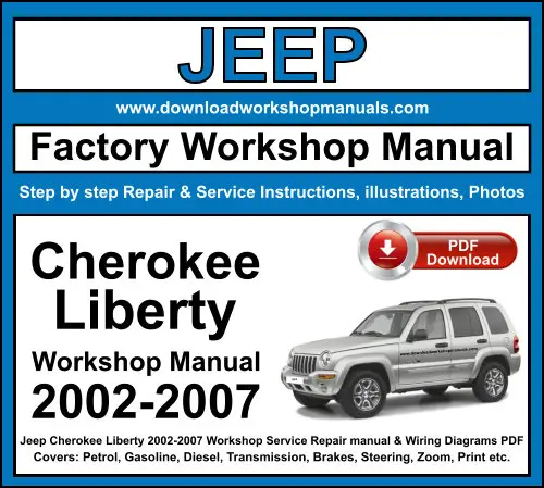 Jeep Cherokee Liberty 2002-2007 service repair manual PDF download