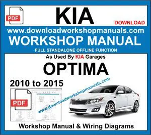 Kia Optima 2010-2015 service repair manual PDF download