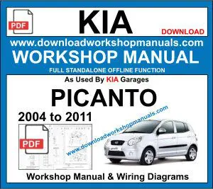 Kia Picanto 2004-2011 service repair manual PDF download