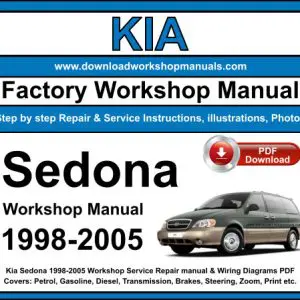 Kia Sedona 1998-2005 service repair manual PDF download