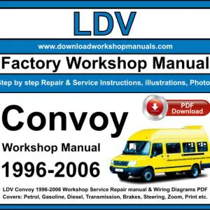 LDV CONVOY service repair manual PDF download