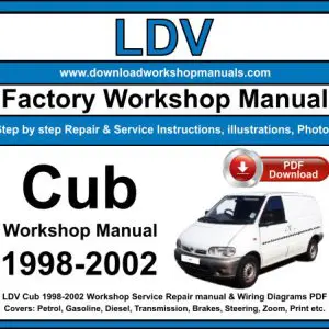 LDV CUB service repair manual PDF download