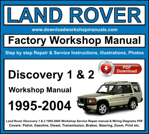 Land Rover Discovery 1 and 2 service repair manual PDF download