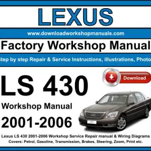 Lexus LS 430 2001-2006 service repair manual PDF download