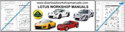 Lotus workshop repair manuals PDF download