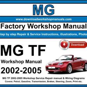 MG TF 2002-2005 service repair manual PDF download