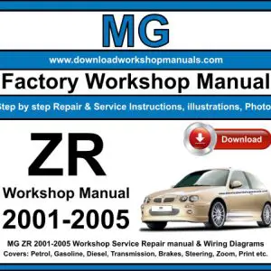 MG ZR 2001-2005 service repair manual PDF download