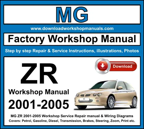 MG ZR 2001-2005 service repair manual PDF download