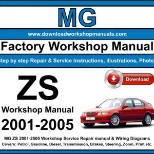 MG ZS 2001-2005 service repair manual PDF download