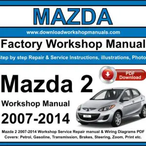 Mazda 2 service repair manual PDF download