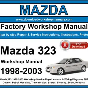Mazda 323 service repair manual PDF download