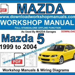 Mazda 5 1999-2004 service repair manual PDF download