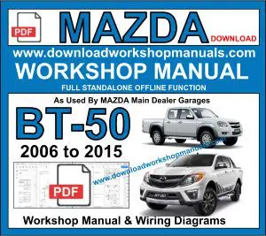 Mazda BT-50 service repair manual PDF download