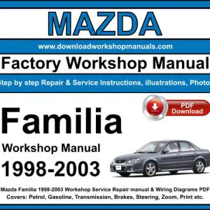 Mazda Familia service repair manual PDF download