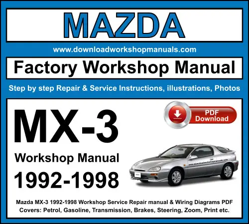 Mazda MX-3 service repair manual PDF download