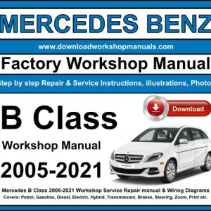 Mercedes B Class service repair manual PDF download