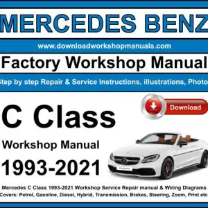 Mercedes C Class service repair manual PDF download