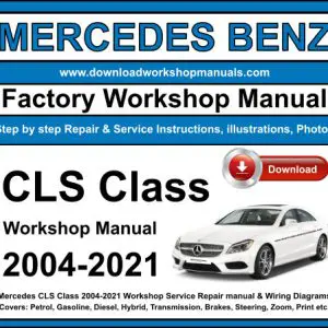 Mercedes CLS Class service repair manual PDF download