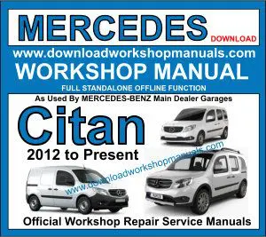 Mercedes Citan service repair manual PDF download