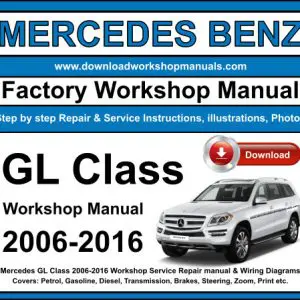 Mercedes GL Class service repair manual PDF download
