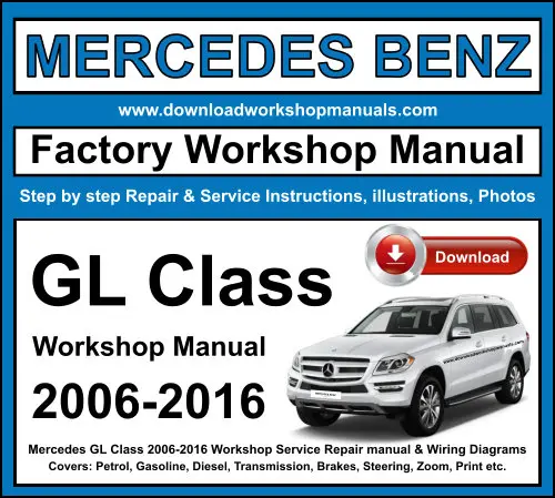 Mercedes GL Class service repair manual PDF download