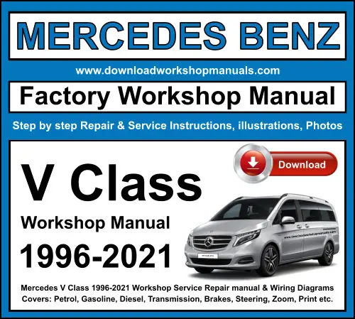 Mercedes V Class service repair manual PDF download