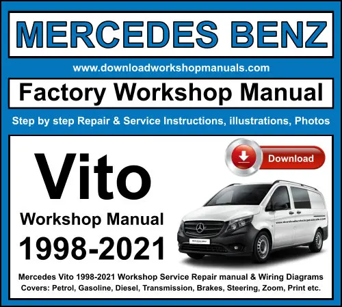 Mercedes Vito service repair manual PDF download