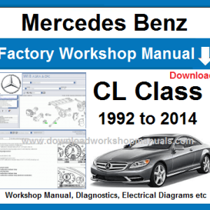 Mercedes CL Class service repair manual PDF download