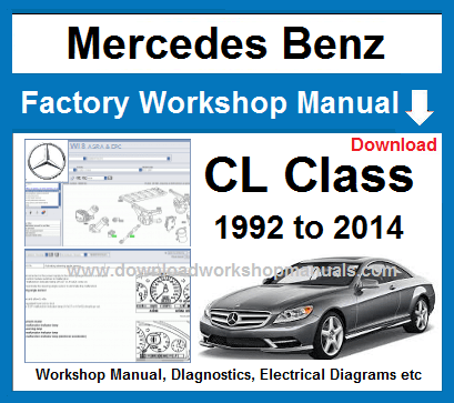 Mercedes CL Class service repair manual PDF download