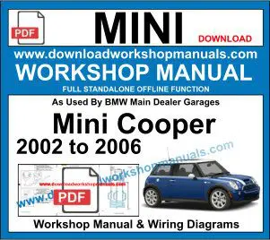 MINI Cooper 2002-2006 service repair manual PDF download