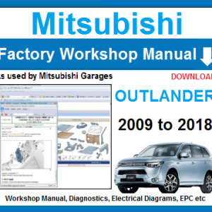 Mitsubishi Outlander 2009-2018 service repair manual PDF download