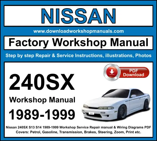 NISSAN 240 SX 1989-1999 service repair manual PDF download