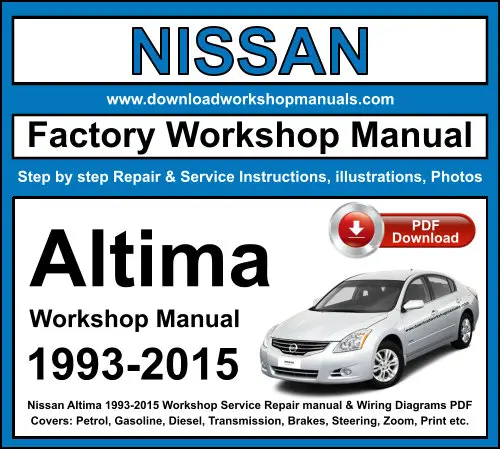 NISSAN Altima 1993-2015 service repair manual PDF download