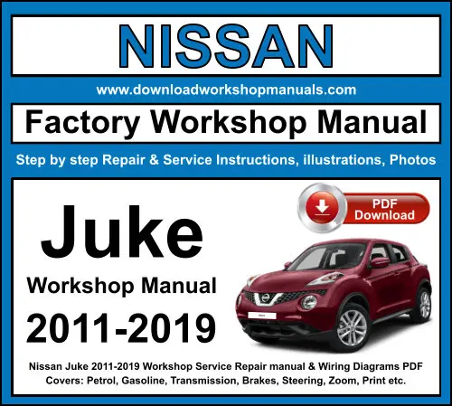 NISSAN Juke 2011-2019 service repair manual PDF download
