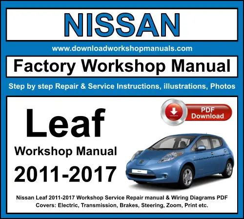 NISSAN Leaf 2011-2017 service repair manual PDF download