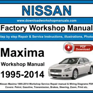 NISSAN Maxima 1995-2014 service repair manual PDF download