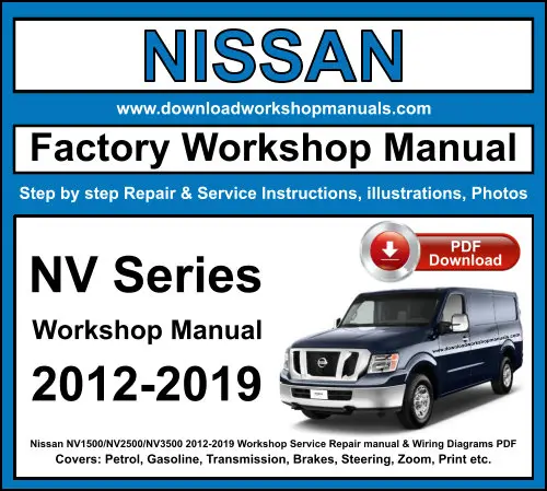 NISSAN NV 2012-2019 service repair manual PDF download